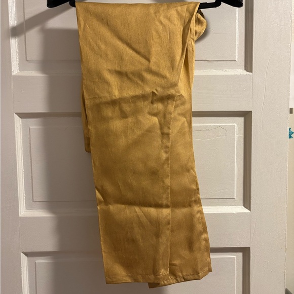 Men's Blue Printed Kurta with Gold pants - Picture 6 of 8